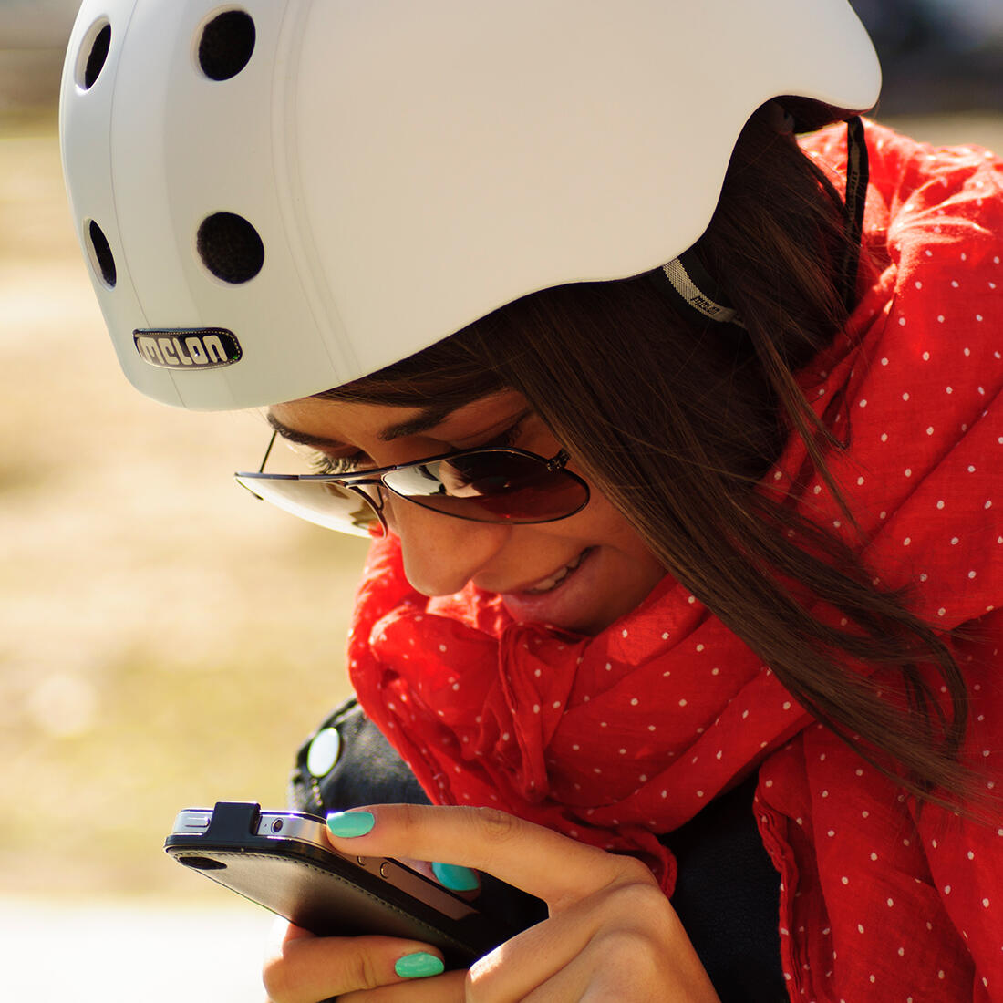 Casque Vélo Melon 'Plastered White' - Léger, Sûr Et Stylé Pour Ville, VTT, Skate - 5