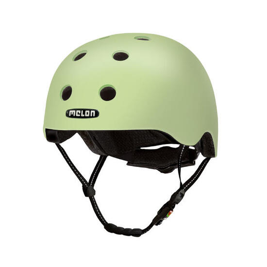Kinderen Melon Posh helm, lichtgroen, lichtgewicht