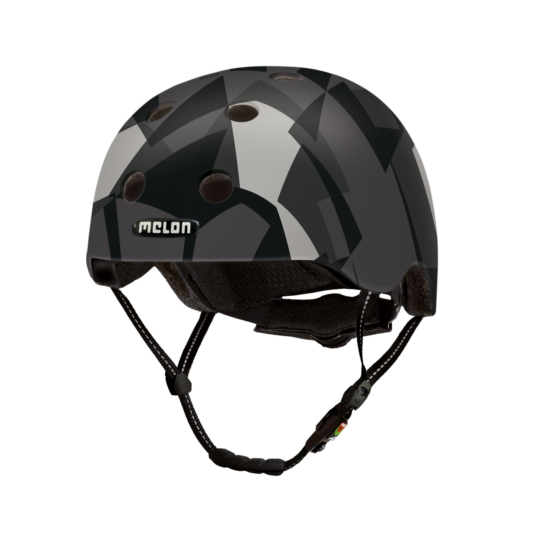 Melon - Casque Melon Mosaique Window Noir - Casque - Gris|noir - 38 S - Decathlon