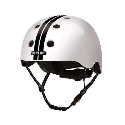 Melon urban active fietshelm zwart-wit xxs-s