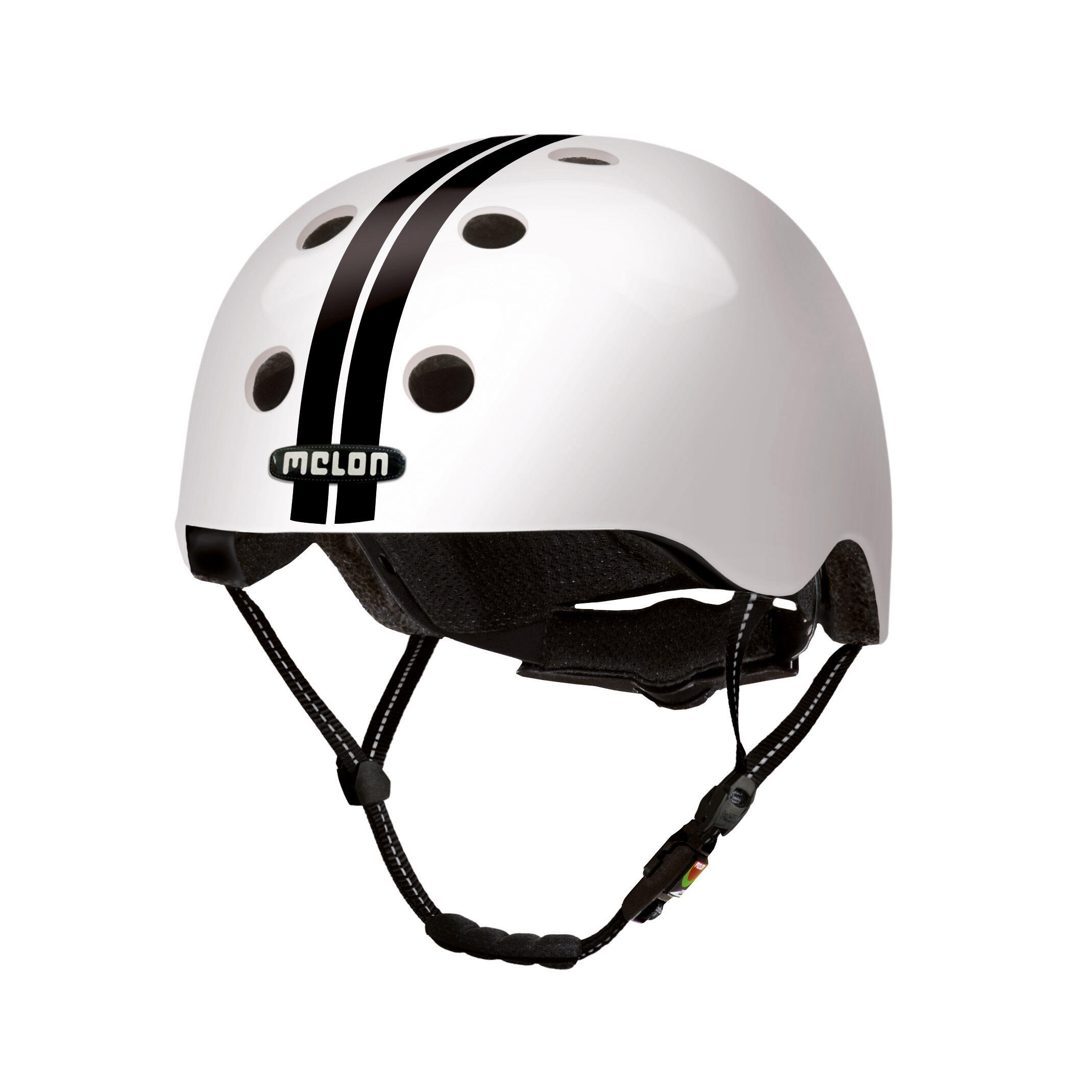 Melon - Casque Urban Actif Melon Noir Blanc Xxs-s - Casque - Blanc|noir - Decathlon