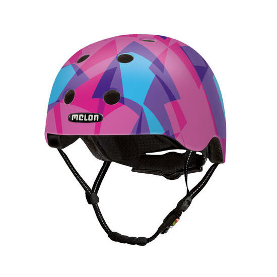 Miejski kask rowerowy „Mosaique”, matowy kolor cukierkowy
