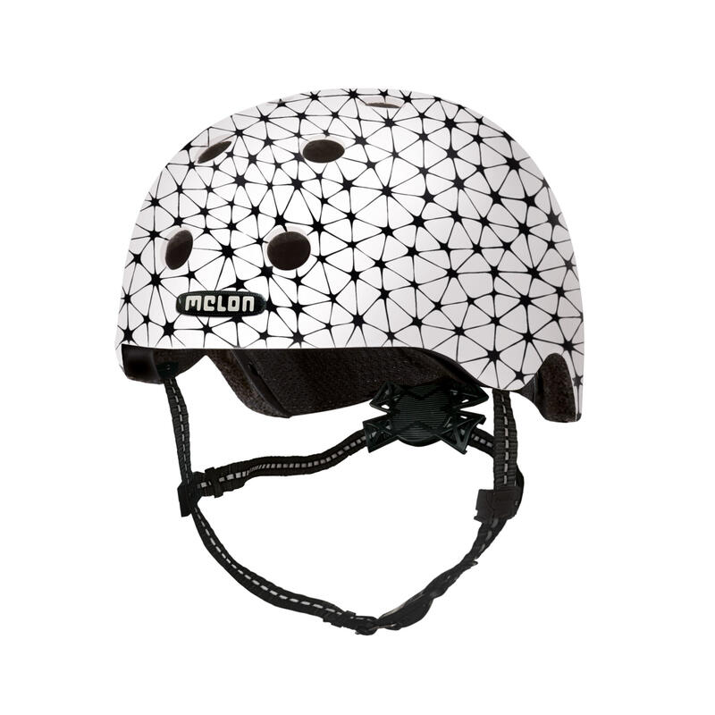 Melon Kinderhelm Toddler Reflective Synapse White XXS