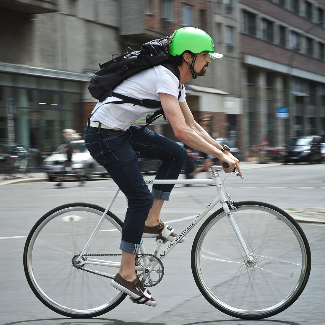 Melon  Decent Double Green Helmet