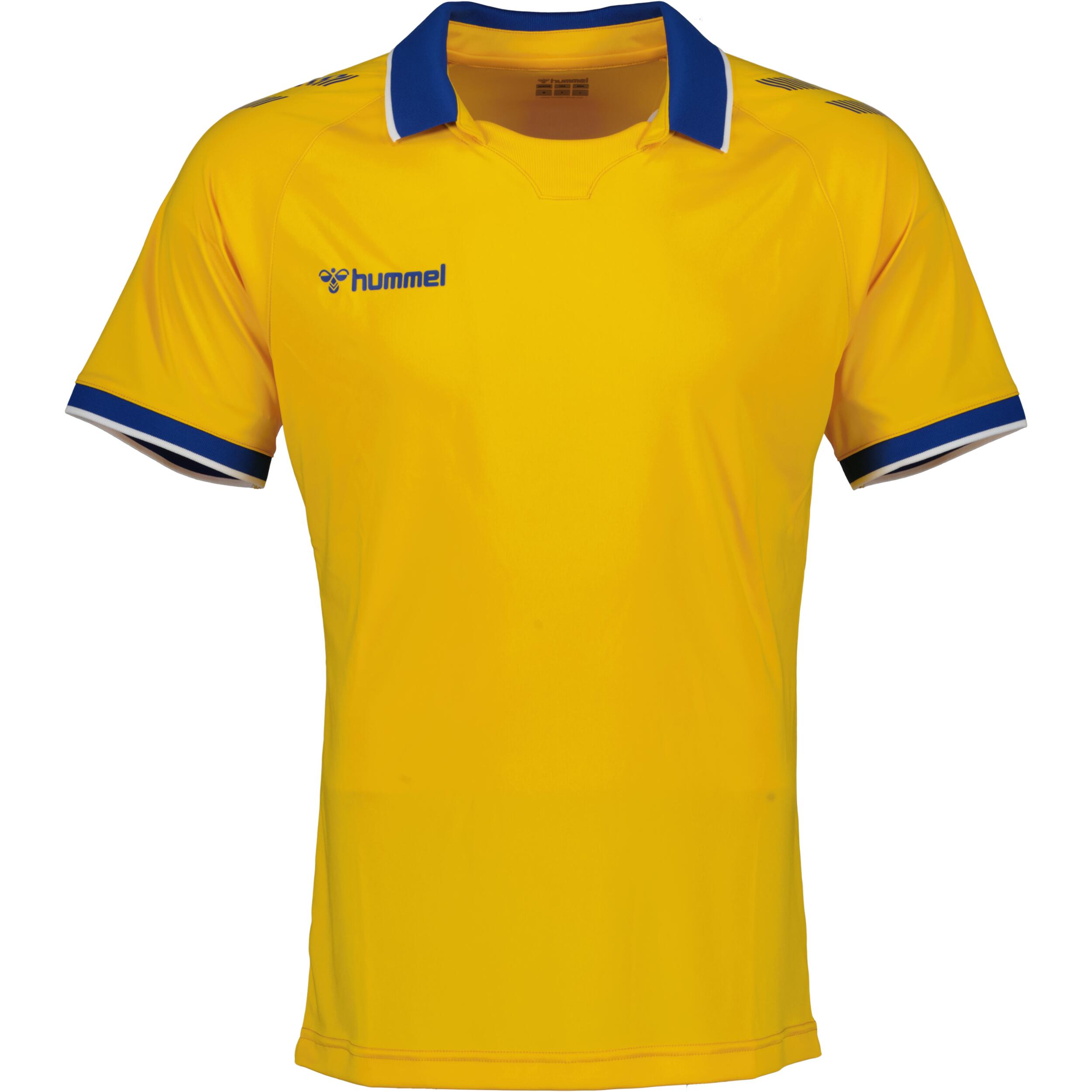 Impact jersey for juniors, great for football, in blue/sports yellow 1/3