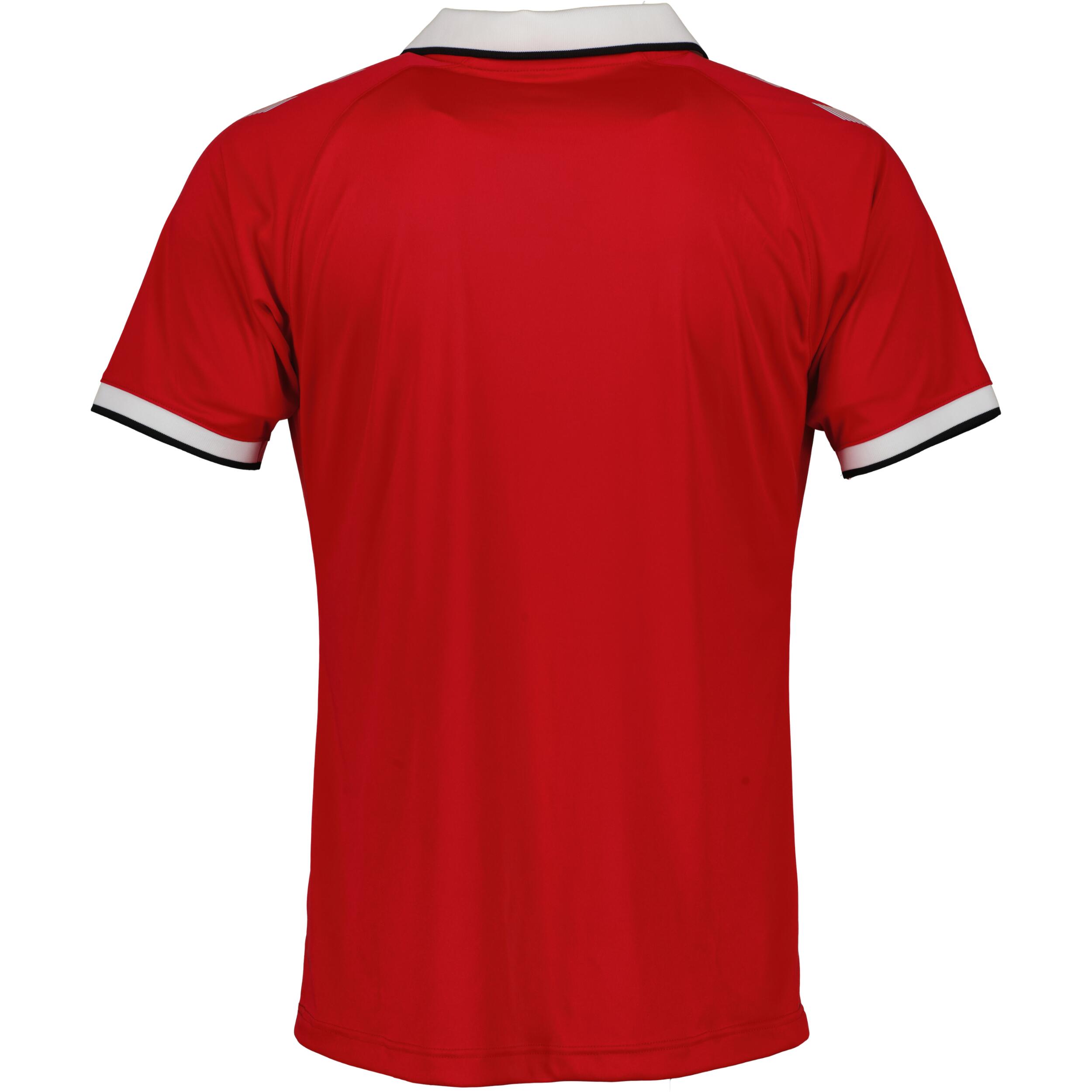 Impact jersey for men, great for football, in true red/white 2/3