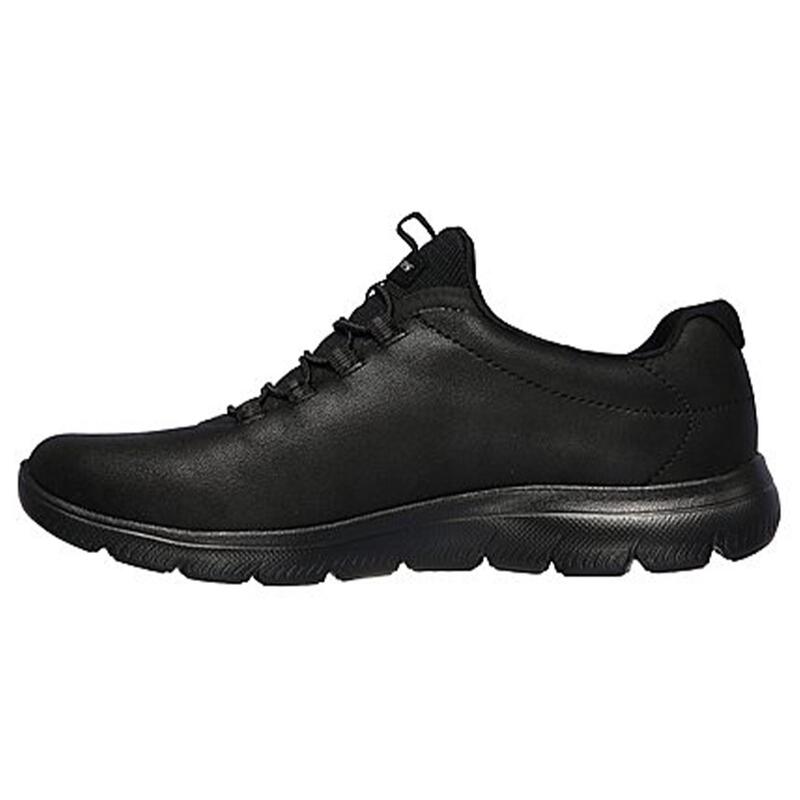 Zapatillas Deportivas Caminar Mujer Skechers 149200_BBK Negras con Elásticos