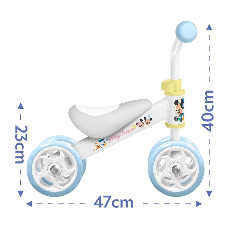 Bicicleta Equilibrio 4 Rodas Disney Baby