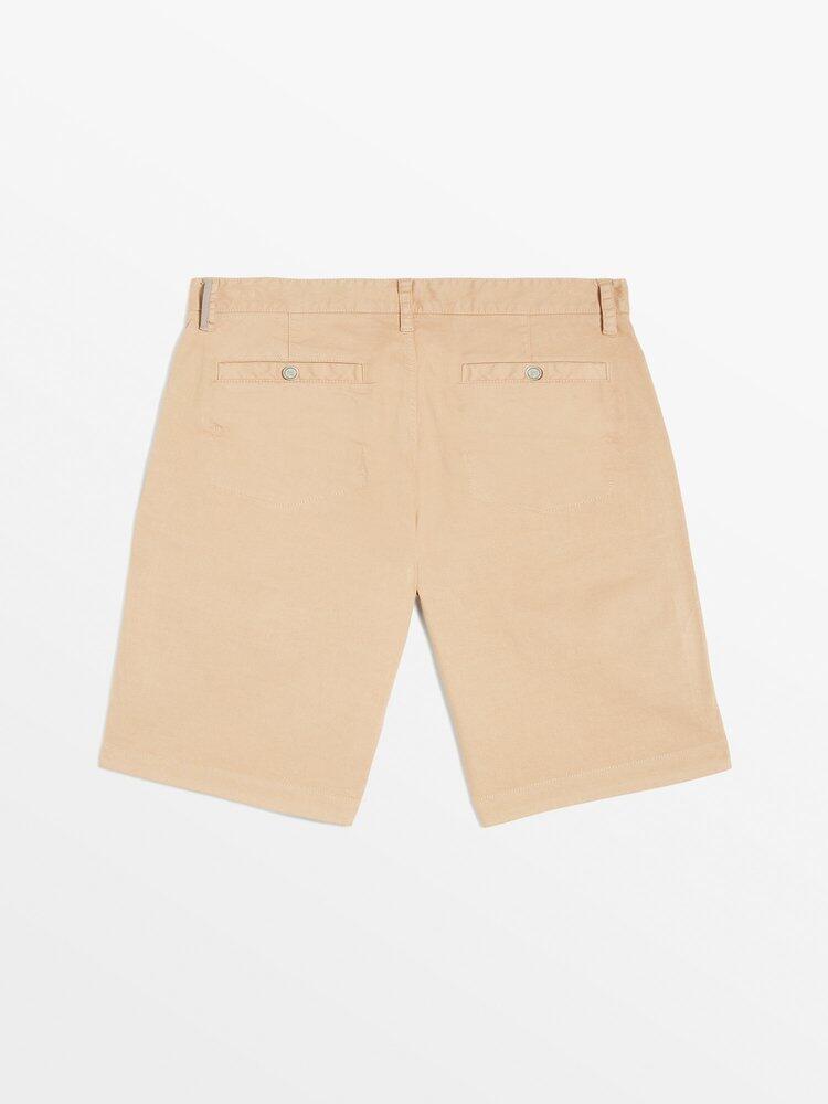 Kurze Beige Herrenshorts TBS OBER 4/4