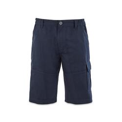Bermuda ceinture semi-élastiquée avec passants Homme - FUPPABER Navy