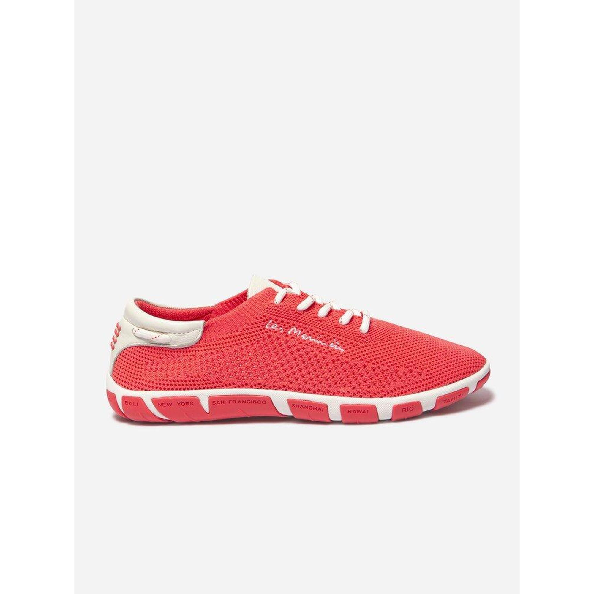 Tbs - Tennis Toile Femme - Jazaria Corail - Baskets - Rouge - 38 - Decathlon