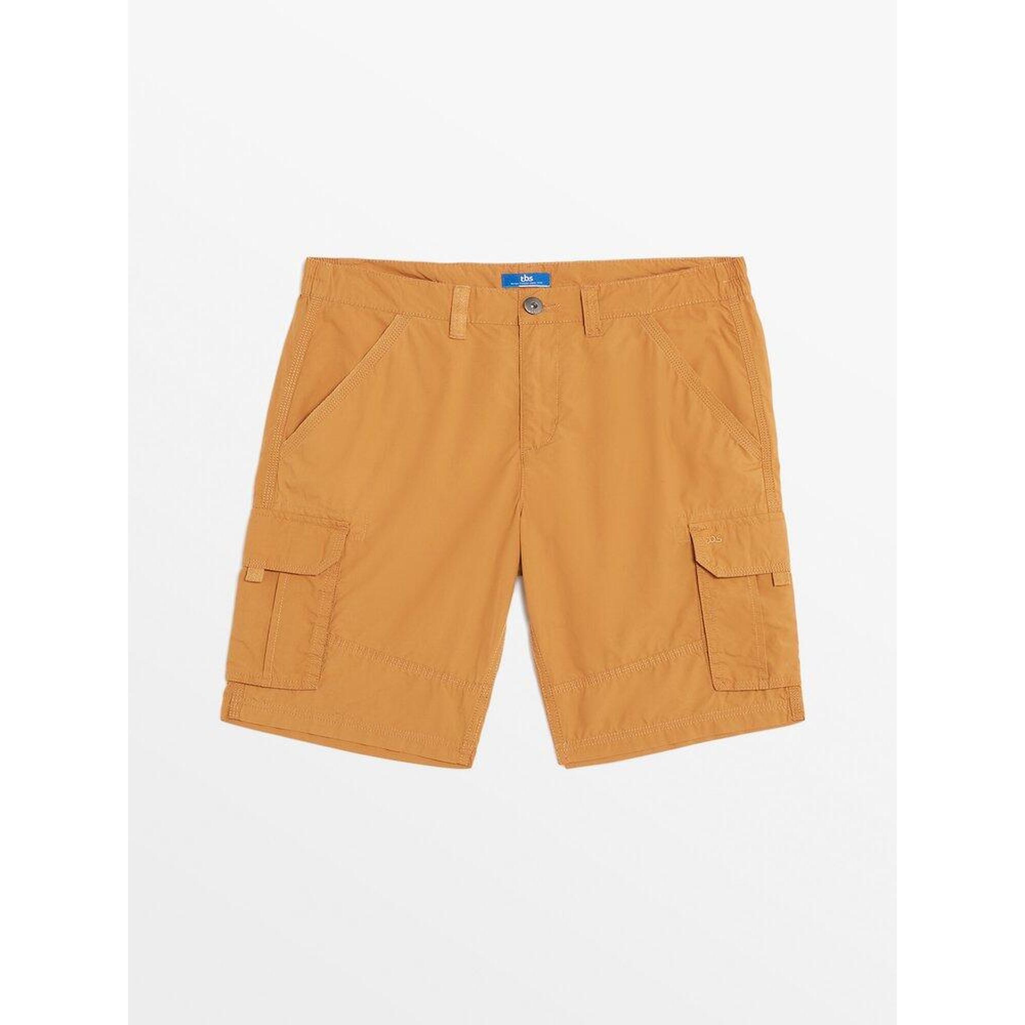 Tbs - Bermuda Ceinture Semi-élastiquée Avec Passants Homme - Valenber Sediment - Short De Protection - Beige|kaki|marron - 46 L/xl - Decathlon