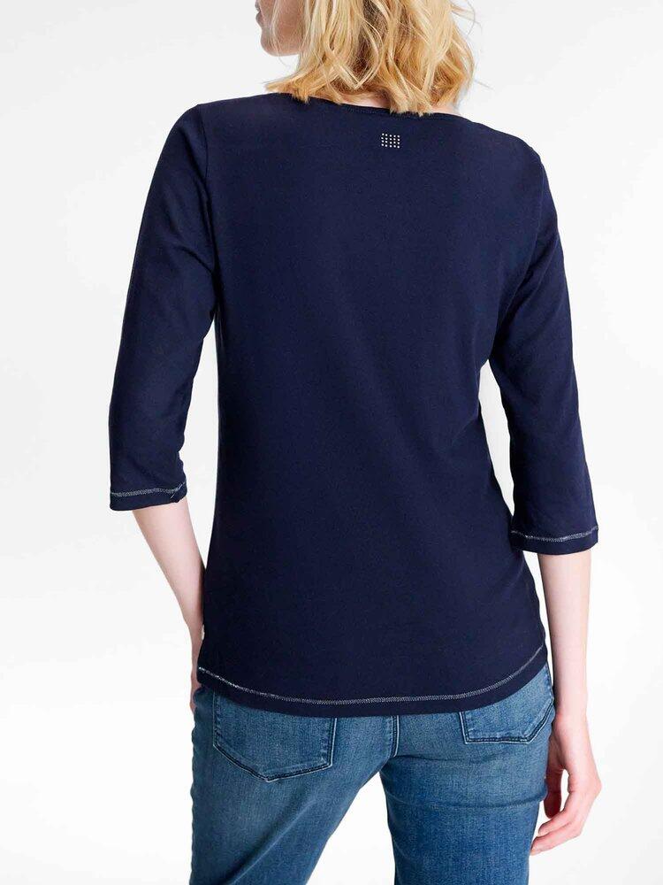 Polo Manches 3/4 Femme - MAUDETEE Marine 2/4