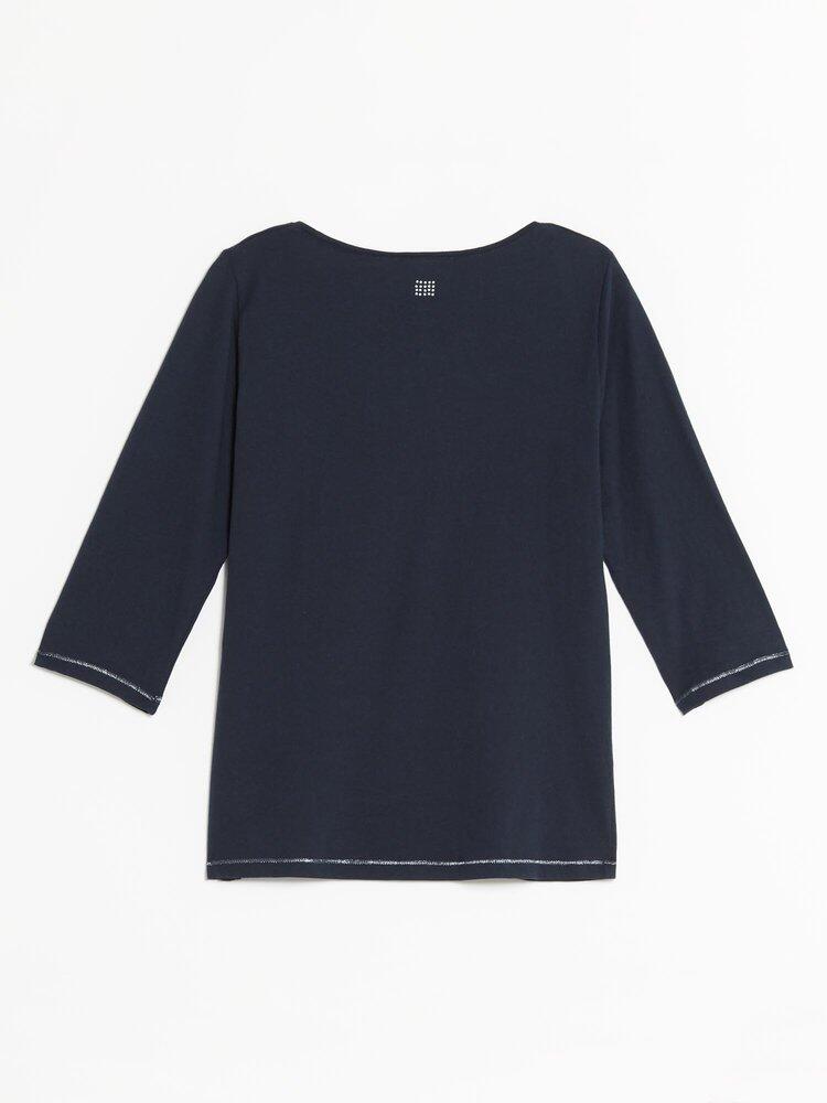 Polo Manches 3/4 Femme - MAUDETEE Marine 4/4