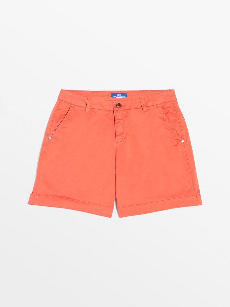 TBS Leonibur Damen Bermuda-Shorts Orange 3/4