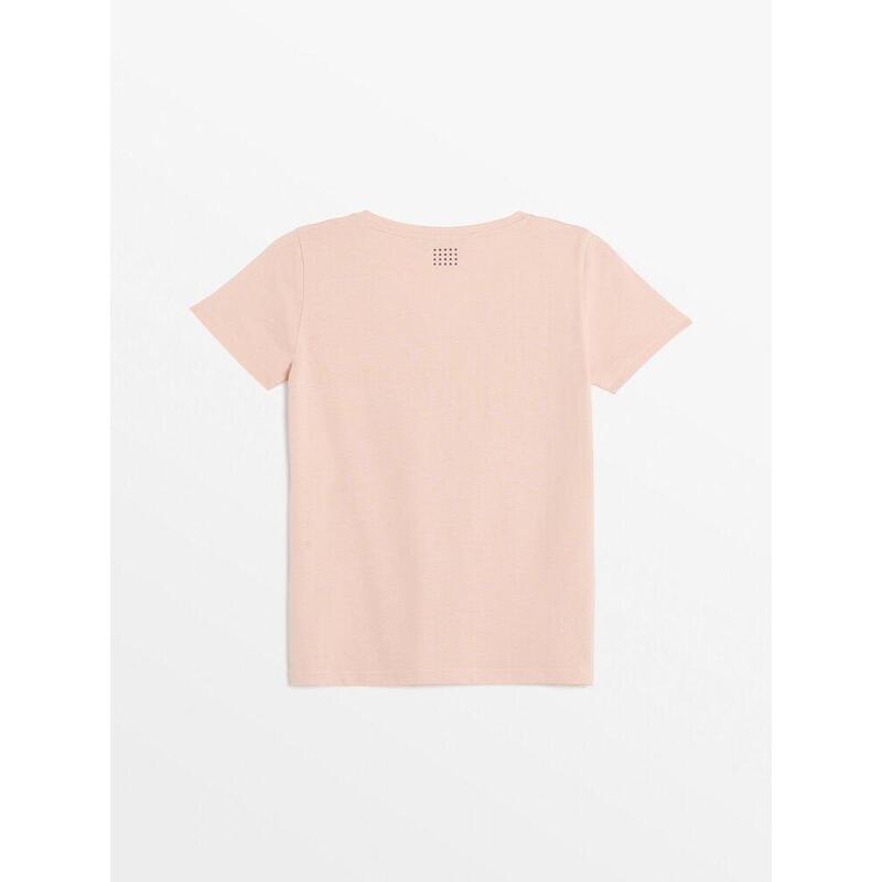 T-shirt manches courtes Femme - MARINVER Flamant Rose