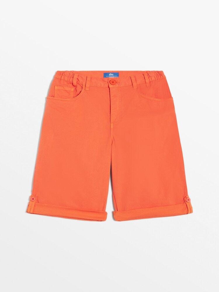 TBS Gemmemid Damen Bermuda Shorts Orange 2/4
