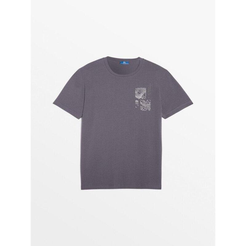 T-shirt manches courtes Homme - JOVANTEE Graphite