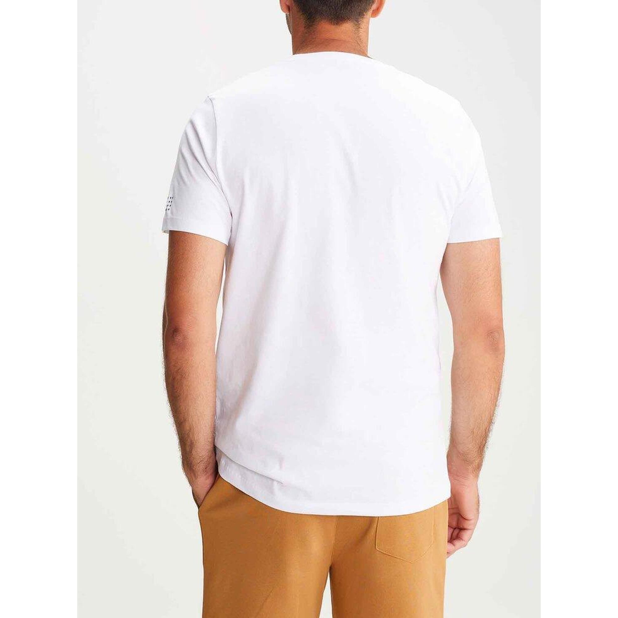 T-shirt manches courtes Homme - BASIKTEE Blanc