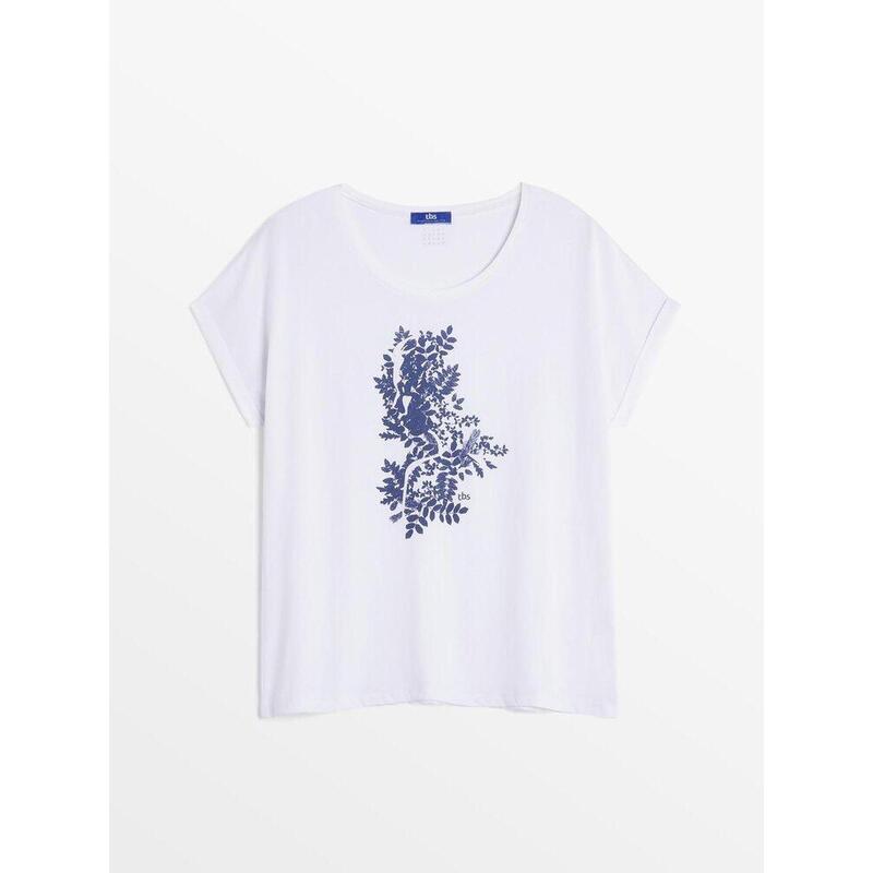 T-shirt manches courtes Femme - ROSALTEE Blanc