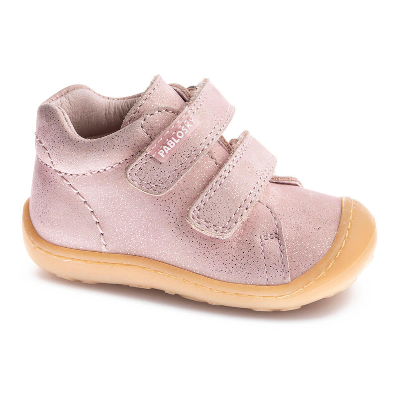 Zapatillas de marcha Step Easy by Pablosky Rosas para Bebé Niña de Piel