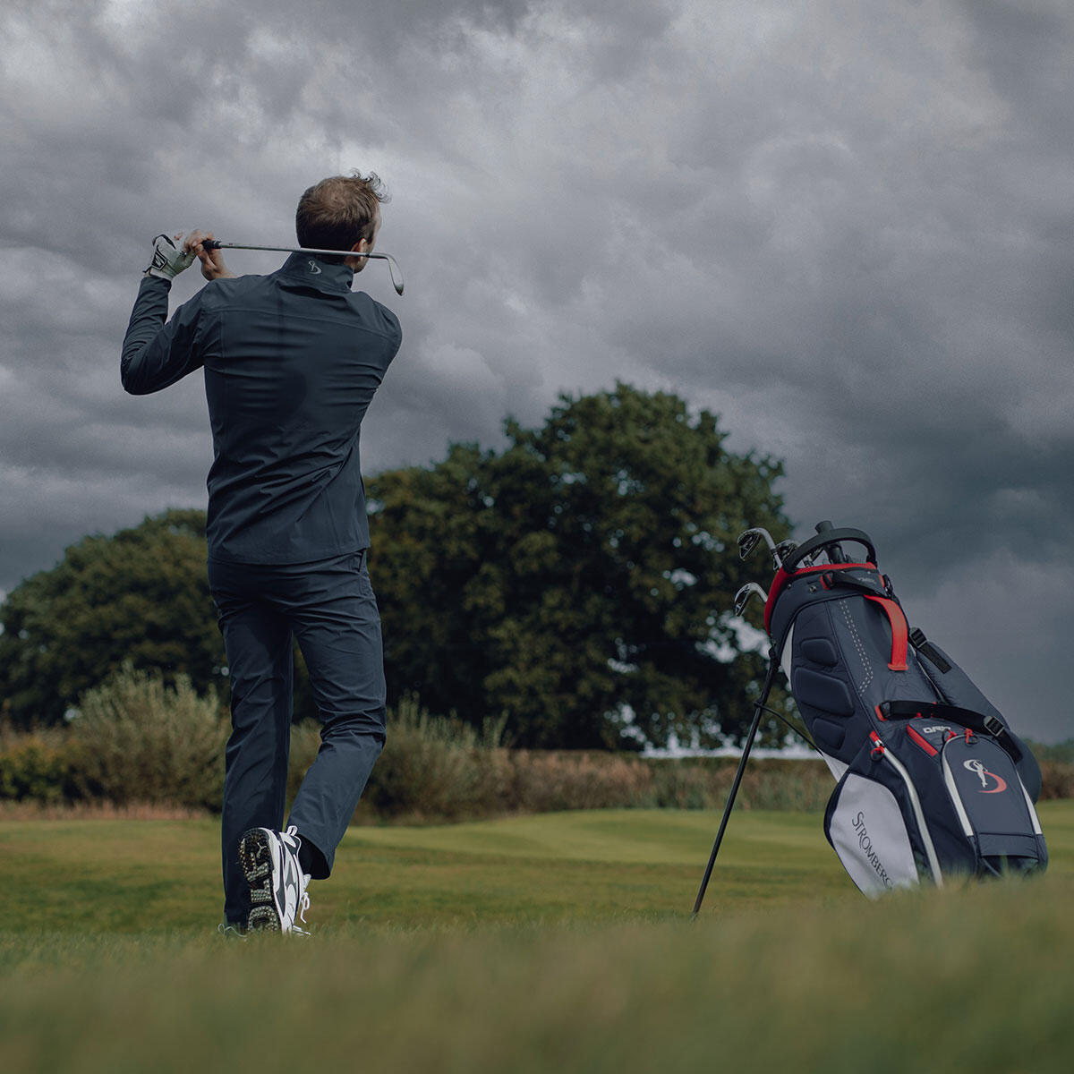 Stromberg Mens Weather Tech Waterproof Golf Jacket 4/4