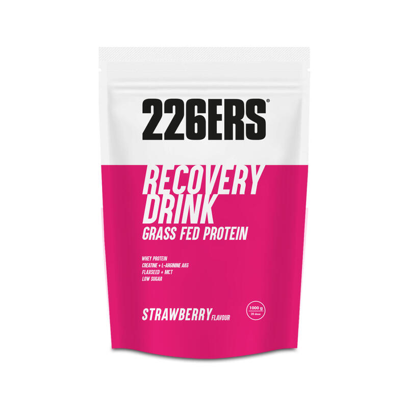 COMPLEMENTO ALIMENTICIO RECOVERY DRINK 1KG STRAWBERRY SABOR FRESA