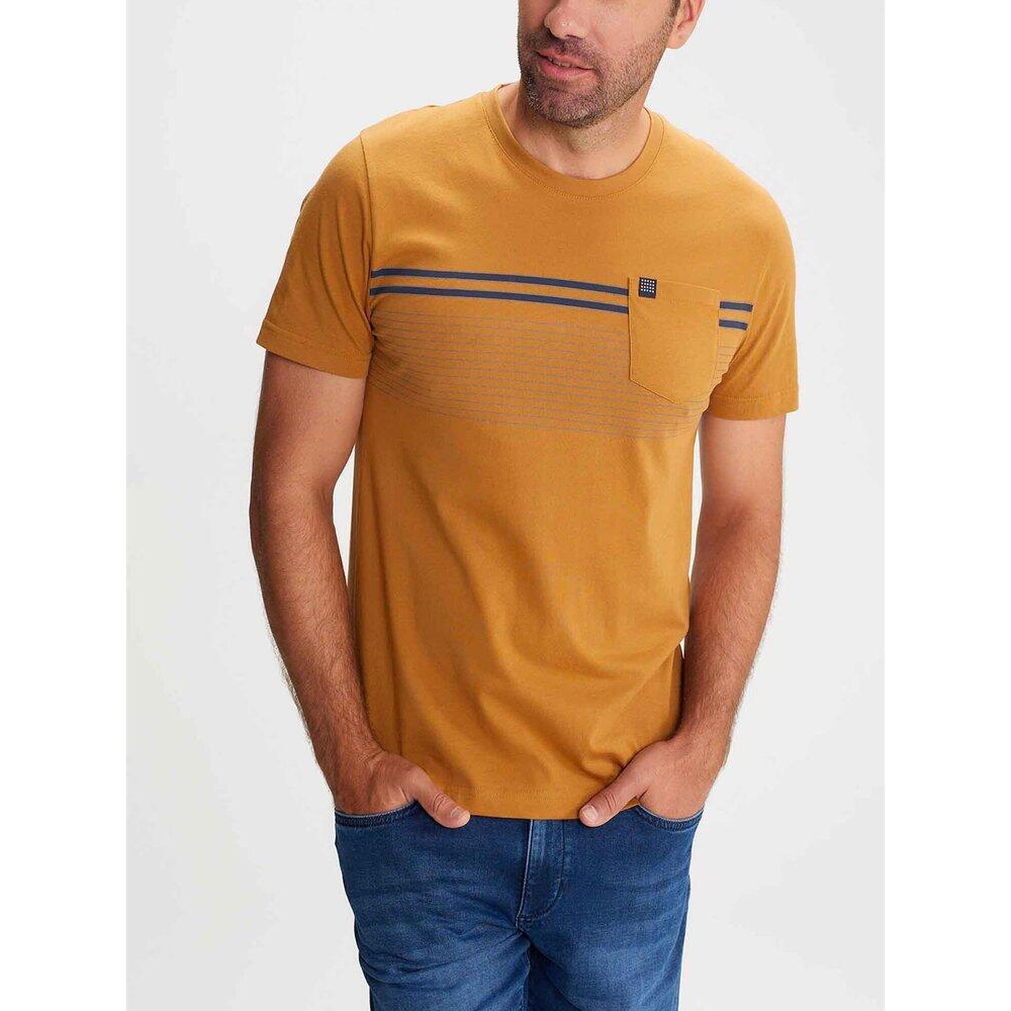 Tbs - T-shirt Manches Courtes Homme - Amaritee Sediment - T-shirt Manches Courtes - Beige|kaki|marron - Xl. - Decathlon