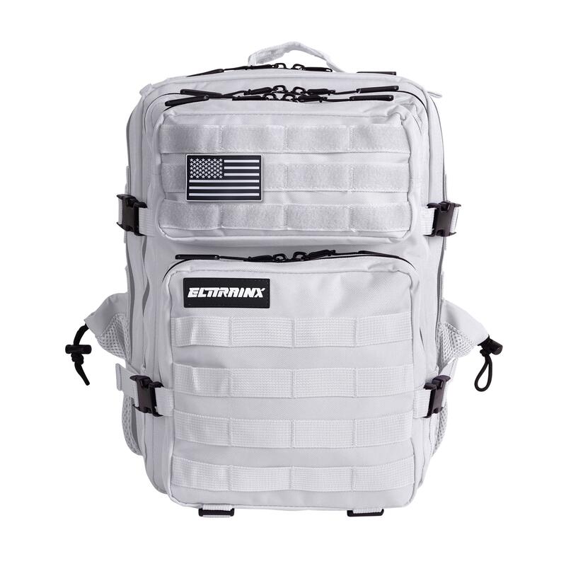 Vojenský taktický batoh ELITRAINX Bílý 25L pro sport a cestování