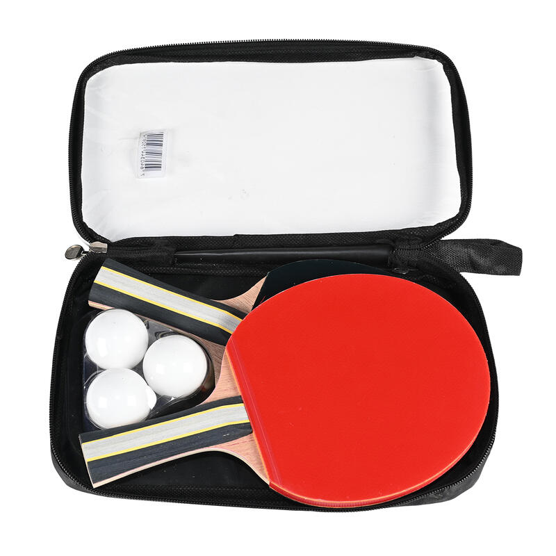 Set de 2 raquettes de ping-pong + sac de transport