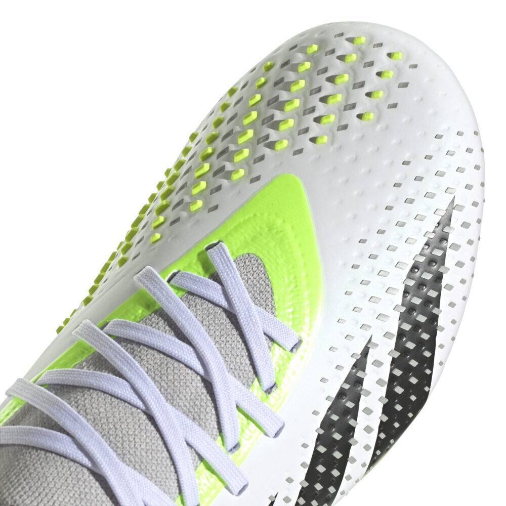 Crampons Adidas Predator Accuracy.2 Fg Blanc et jaune 6/7