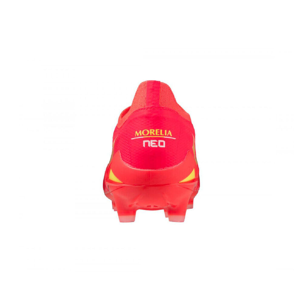 Crampons Mizuno Morelia Neo IV B Elite Rouge néon 5/6