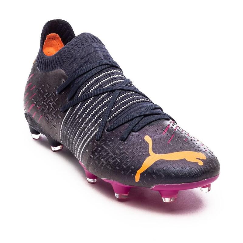 Botas De Fútbol Puma Future Z 1.2 Fg/ag Negro Y Violeta