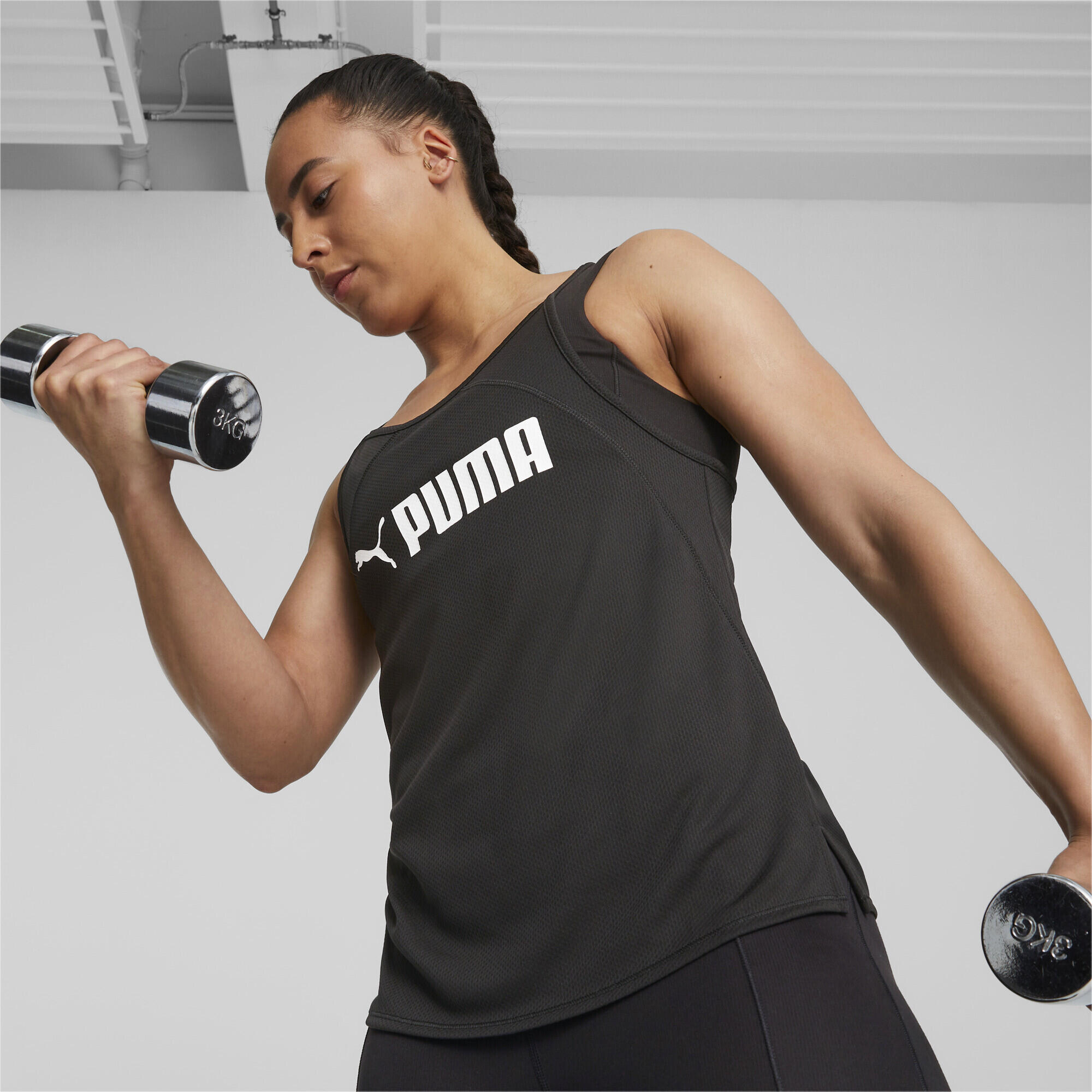Top Ultrabreathe PUMA FIT Femme PUMA Black White 2/5