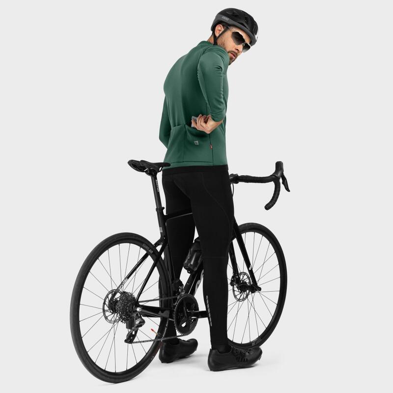 Herren Radsport softshell-fahrradjacke für J1 Ordino SIROKO Armeegrün