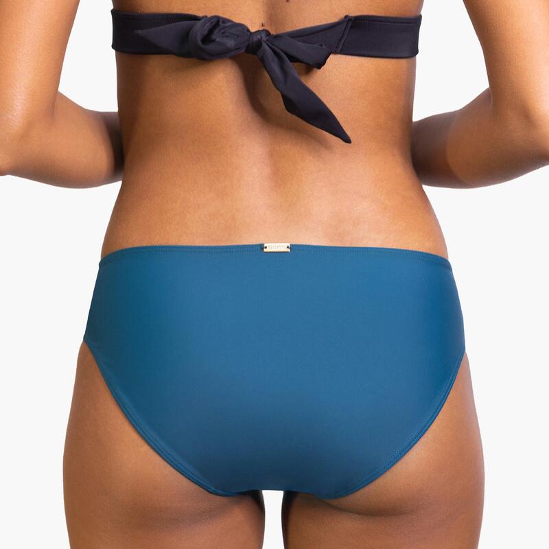Culotte Menstruelle Taille Haute Bleu Paon pour Flux Moyen - Réjeanne