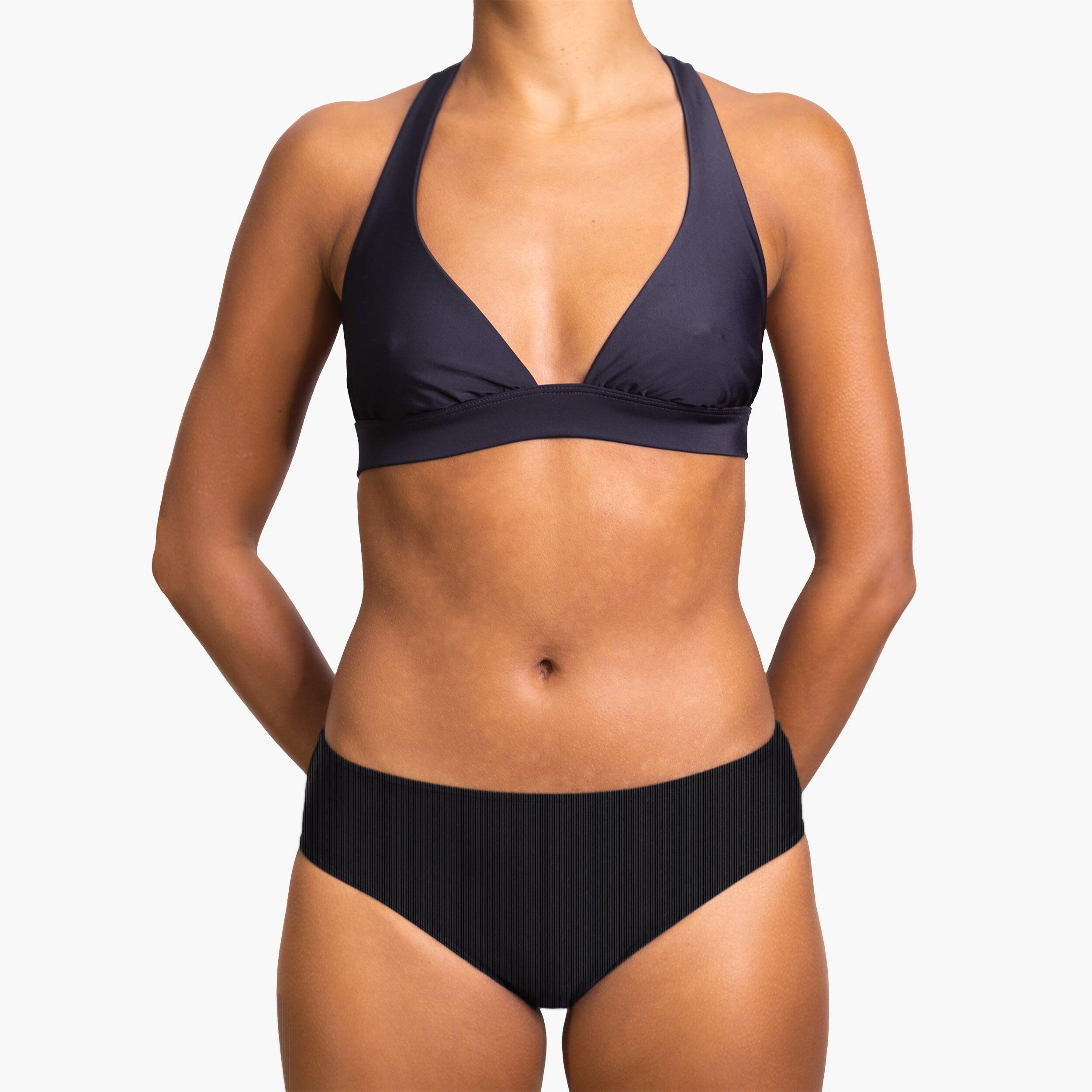 Bas de Maillot de Bain Menstruel - Flux Léger - Femme - NÉRÉE CÔTELÉ RÉJEANNE 2/7