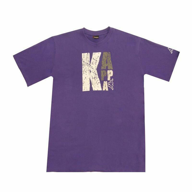 Camiseta de Manga Corta Hombre Kappa Sportswear Logo Morado