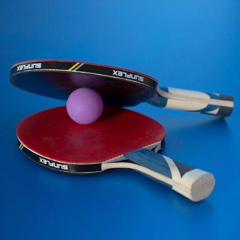 Sunflex Tischtennisbälle - 3 Bälle Lila