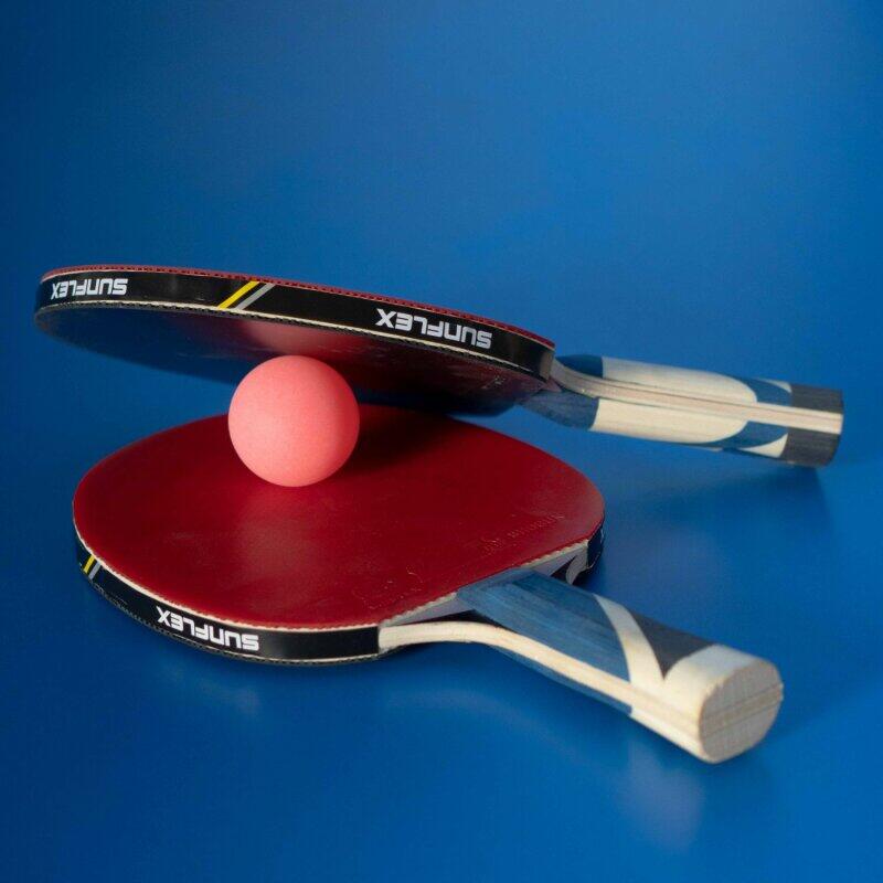 Sunflex Tischtennisbälle - 3 Bälle Pink 2/2
