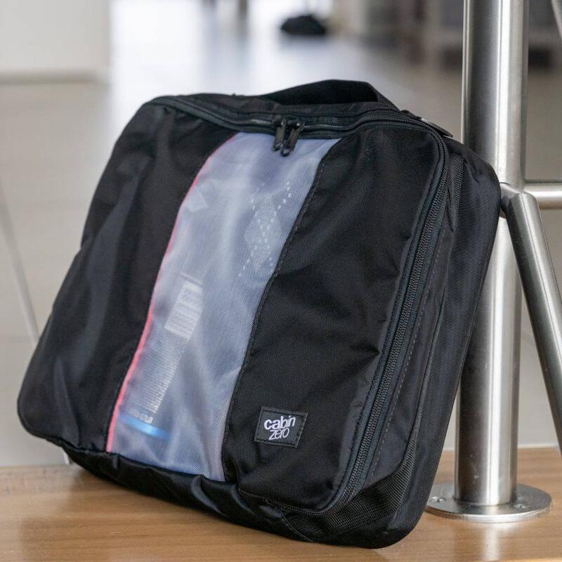 Organizator de valiza Cabinzero Packing Cube - Large - negru barbati