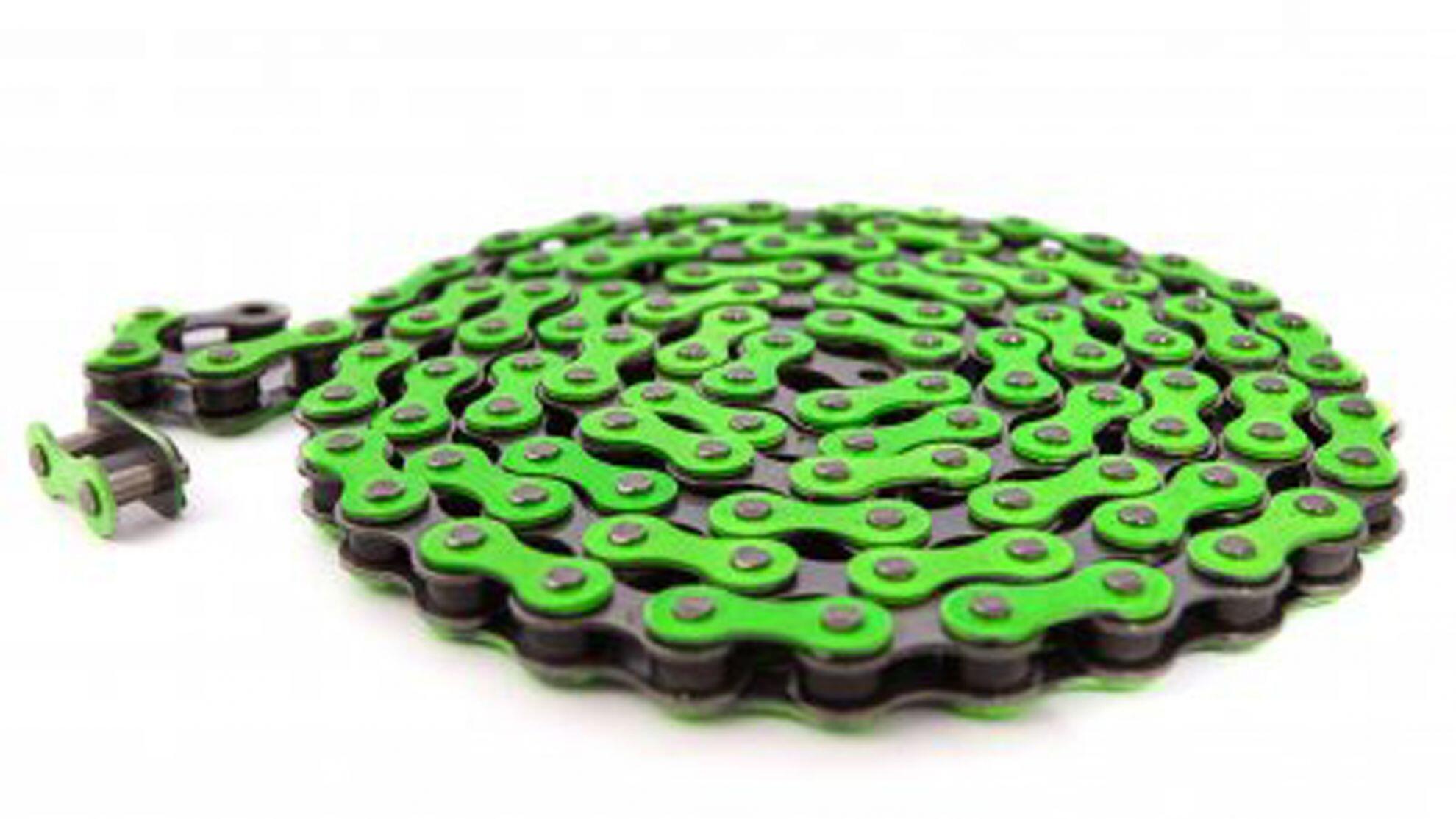 Velo  BMX  Kette 112 1/2 x 1/8" grün - I4 2/3