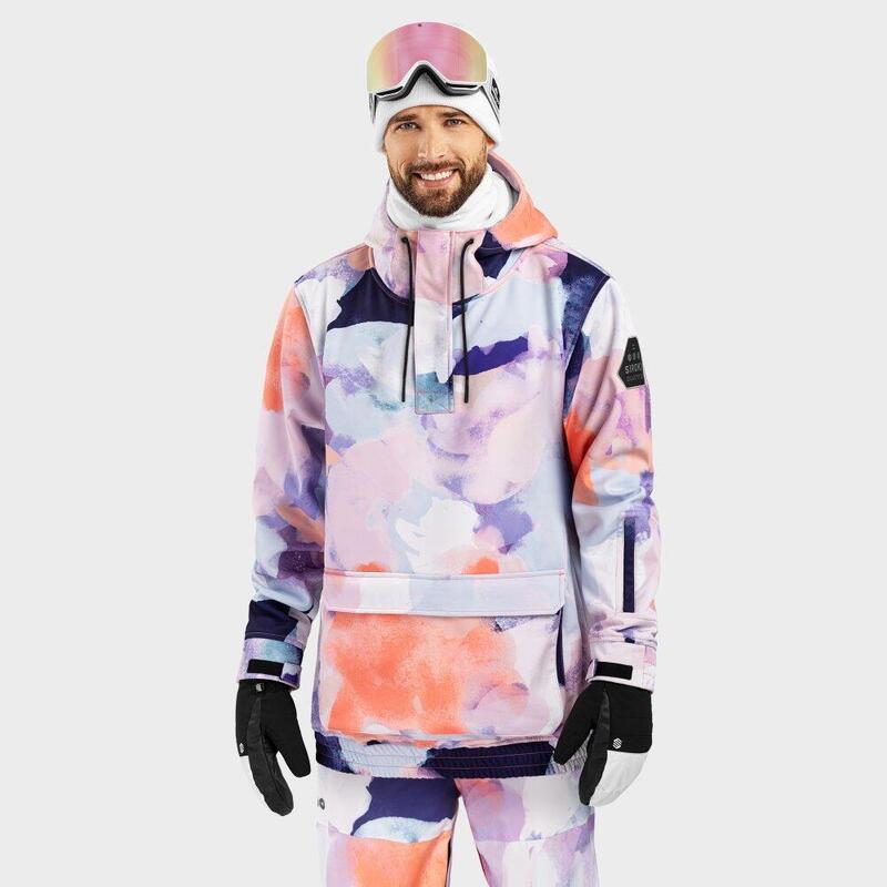 Heren Wintersport snowboardjas W3 Halo SIROKO Multicolor