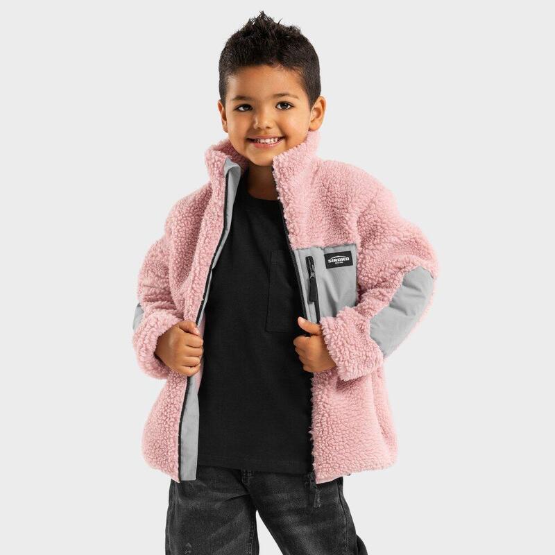 Kinder Lifestyle Sherpajacke für Jungen Fairy SIROKO Rosa