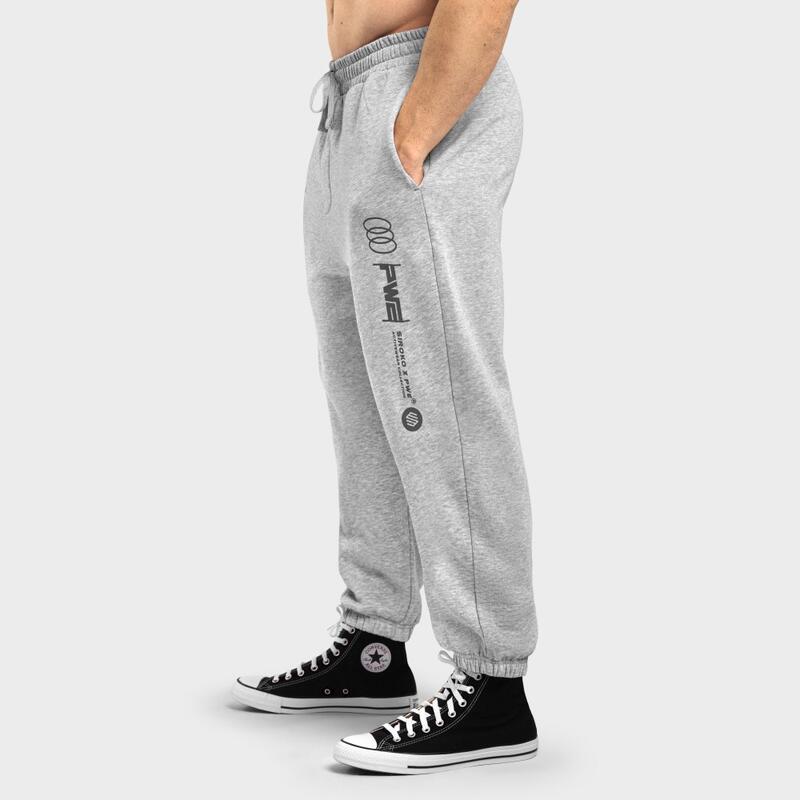 Pantalones jogger fitness hombre PWE Energy SIROKO Gris