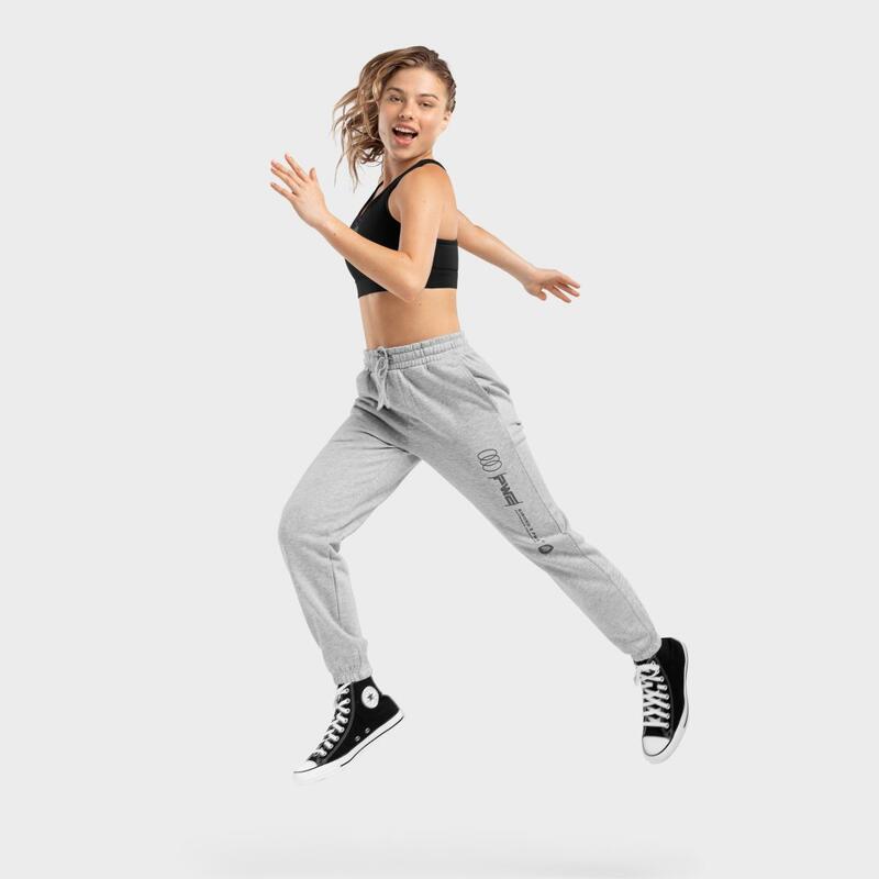 Calças desportivas de mulher para fitness PWE Energy-W SIROKO Cinzento