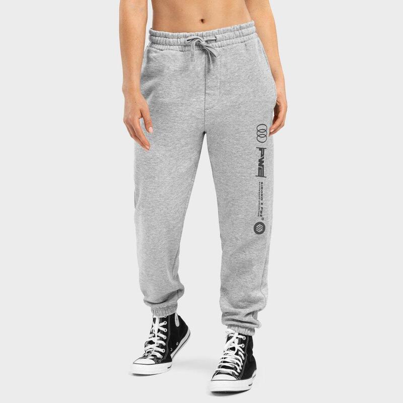 Pantalon de jogging fitness femme PWE Energy-W Gris