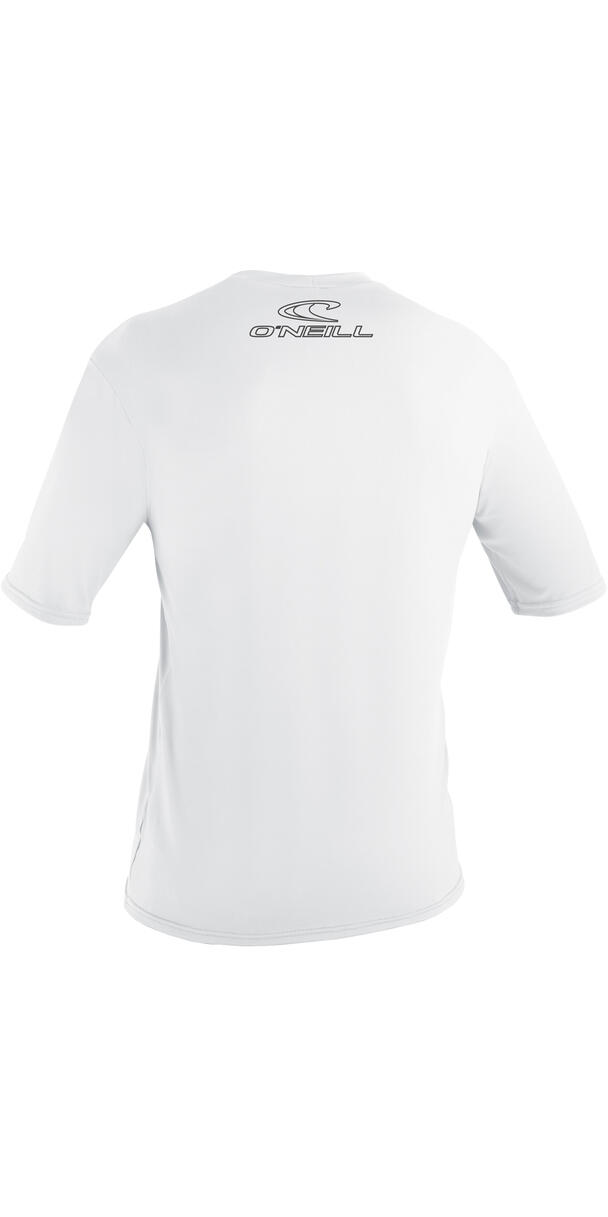 Surf UV Manches Courtes Blanc - Hommes 2/4