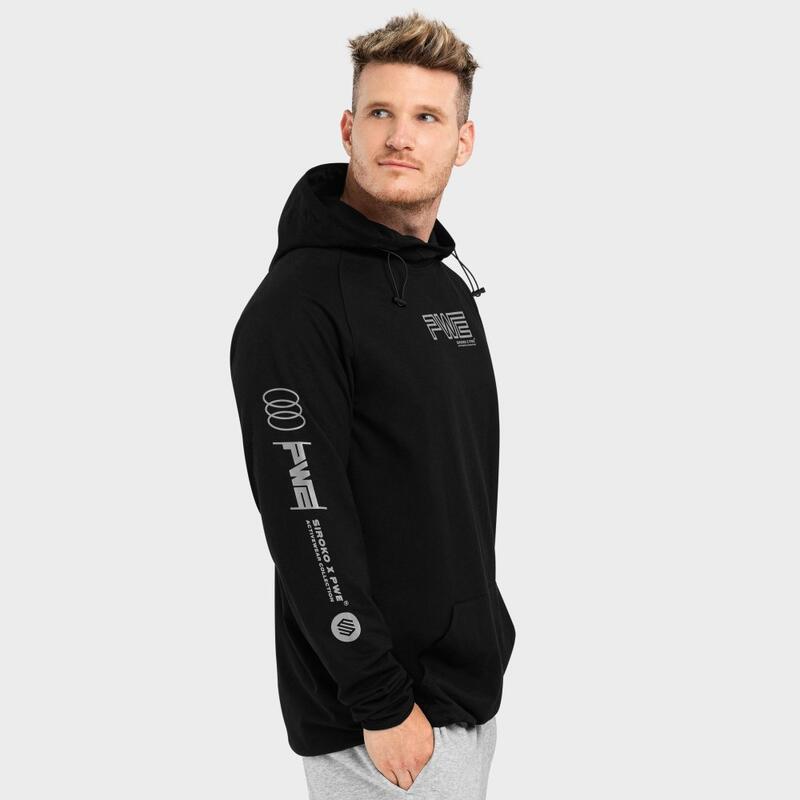 Herren Fitness kapuzenpullover für PWE Inspire SIROKO Schwarz