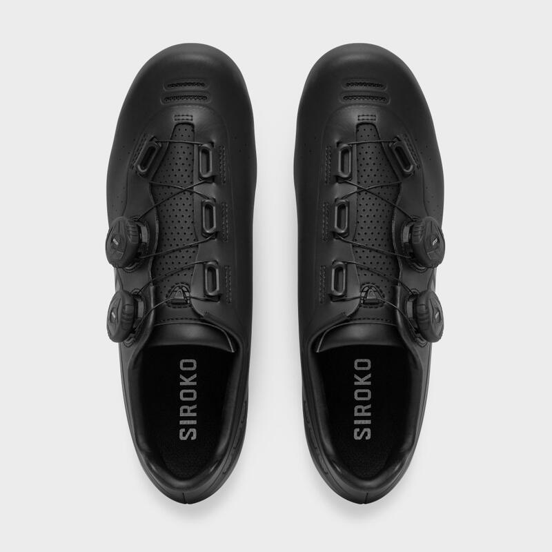 Chaussures vélo route Cyclisme Homme et Femme Revolve Noir